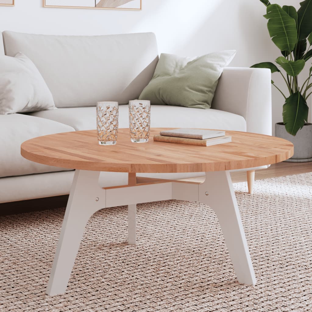 Tischplatte Ø30x1,5 cm Rund Massivholz Buche
