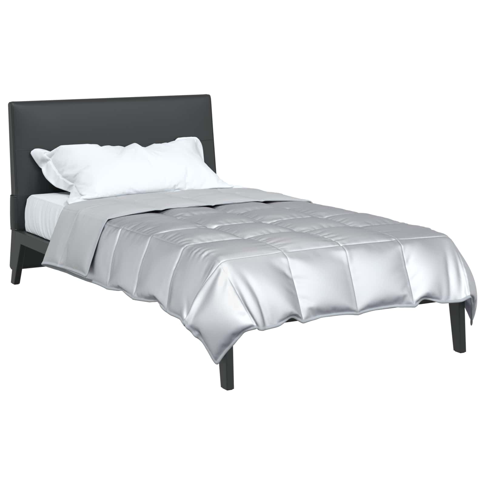 Sommerdecke Gold 135 x 200 cm Satin und Mikrofaser