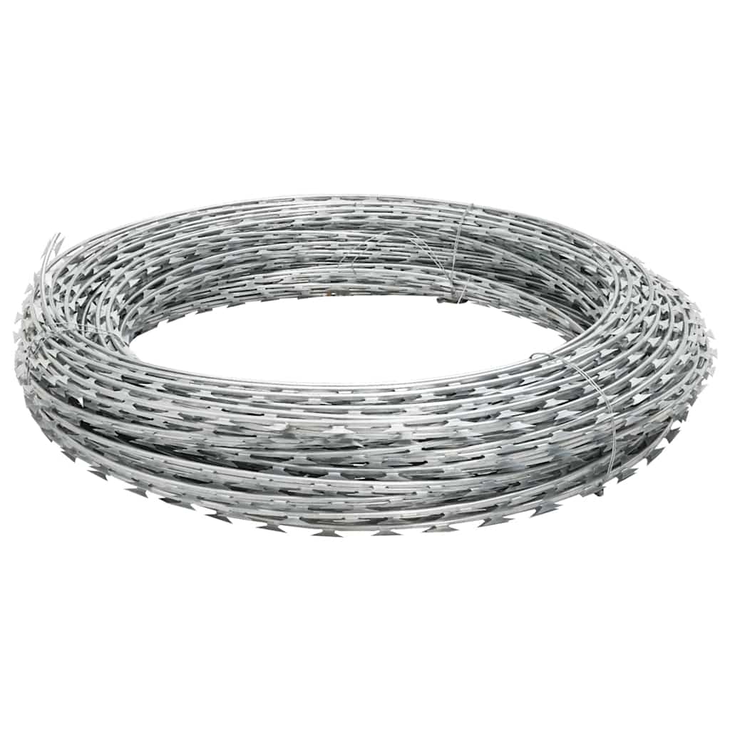 Stacheldraht Concertina Klingendraht Verzinkter Stahl 100 m