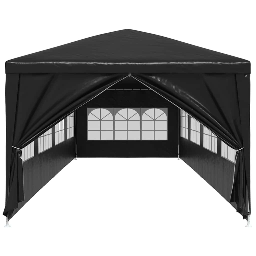 Party-Zelt 400 x 300 x 255 cm Rot PE und Stahl