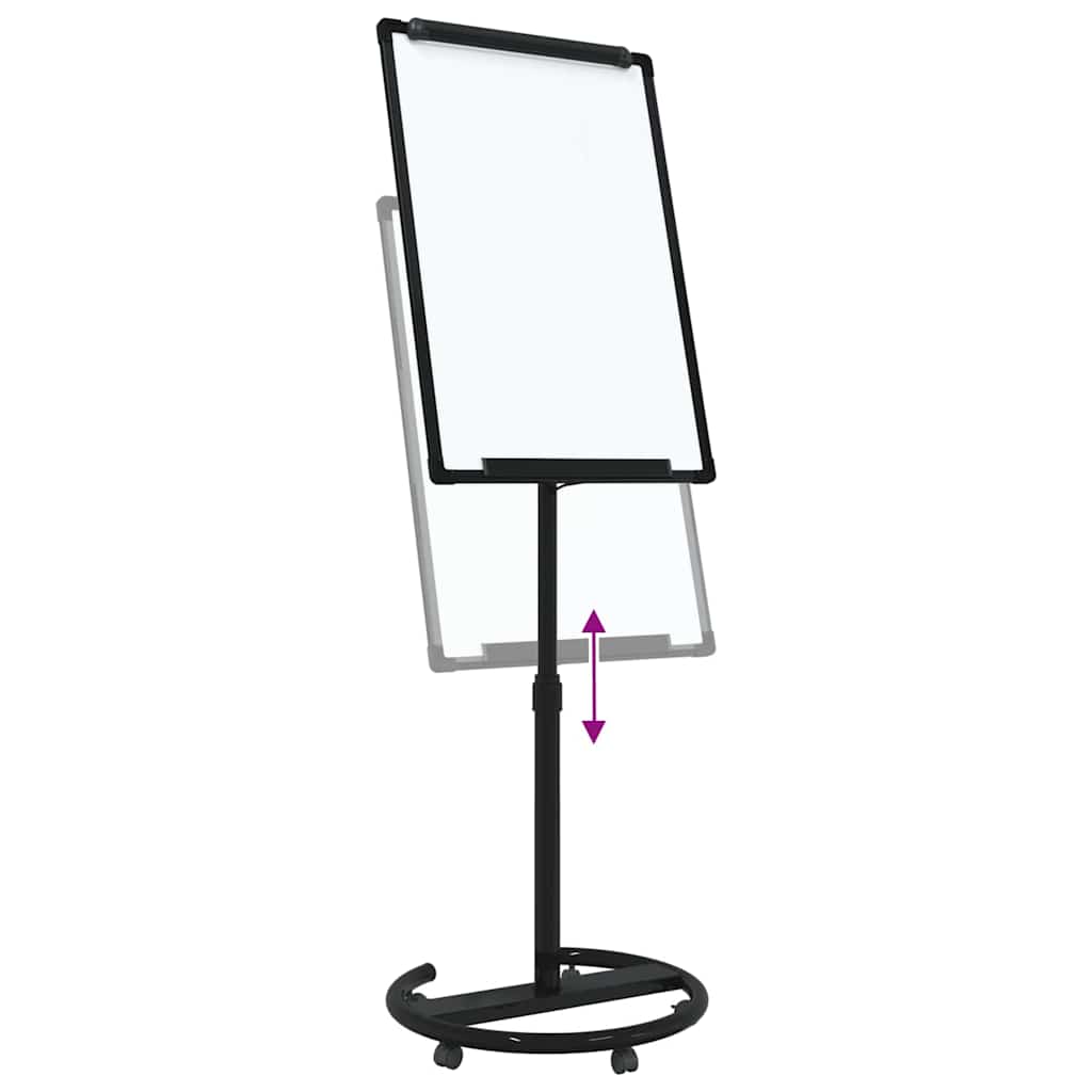 Magnetisches Whiteboard Grau und Weiß 62 x 62,5 x 197 cm EPS