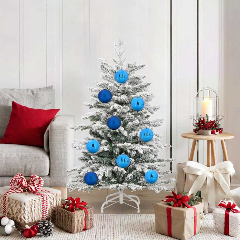 Weihnachtsbaumkugel Set XL 9 pcs Rot Kunststoff