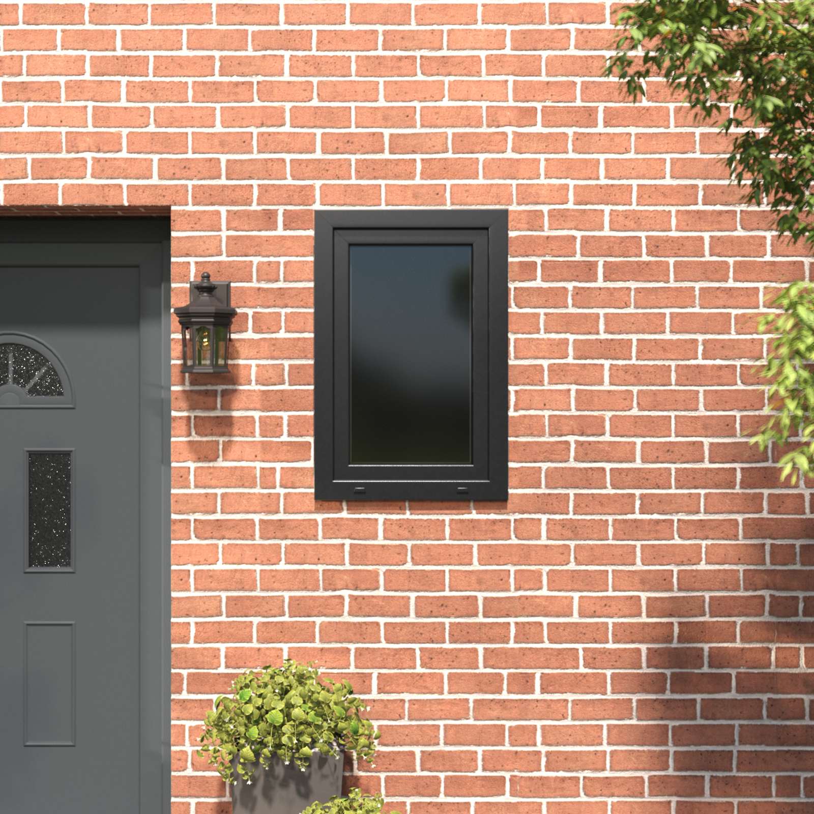 Kellerfenster RISOR 50 x 50 cm PVC und Glas Weiß