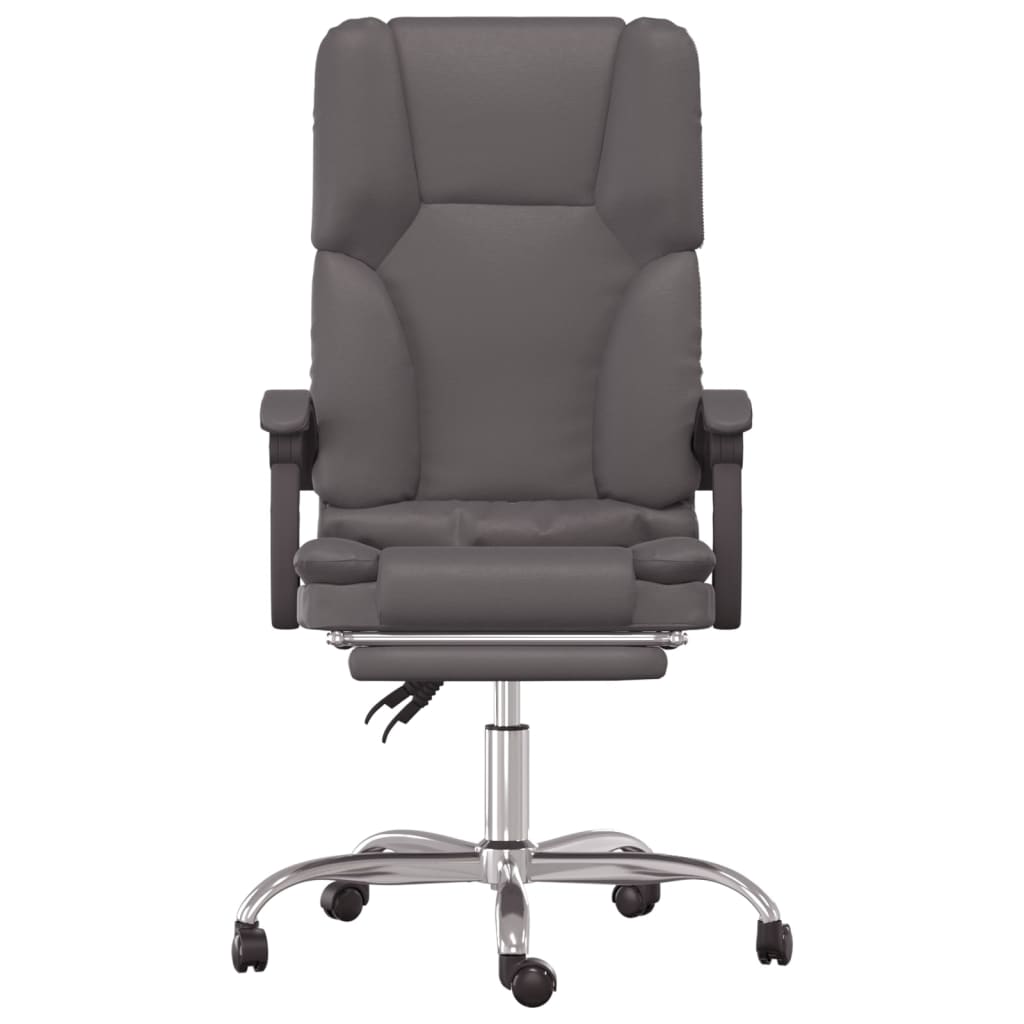 Bürostuhl mit Massagefunktion Schwarz Kunstleder