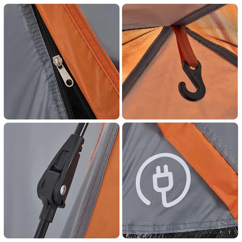 Kuppel-Campingzelt 2 Personen Grün Quick Release