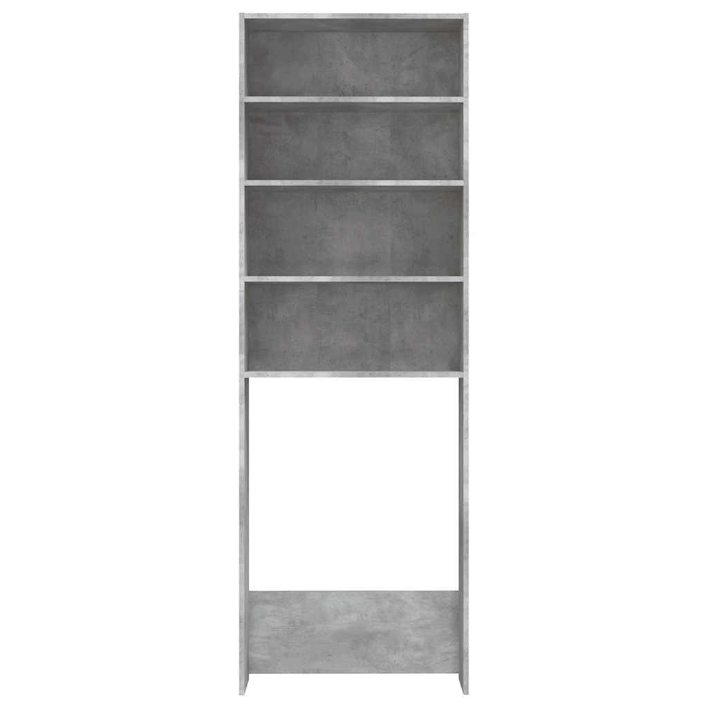 Waschmaschinenschrank Weiß 64x24x190 cm