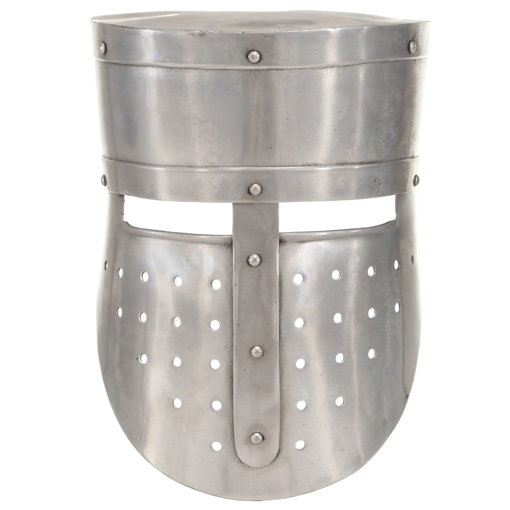 Preußische Pickelhaube Antik Replik für LARP Schwarz Stahl