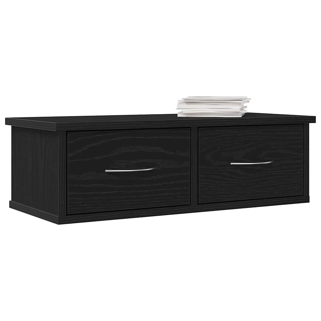 Wand-Schubladenregal Weiß 60x26x18,5 cm Holzwerkstoff