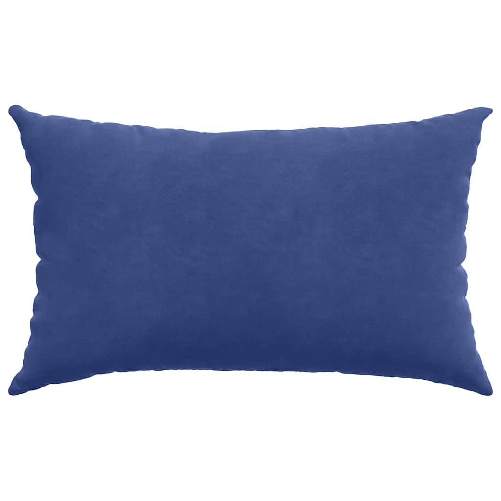 Sofakissen 2 Stück Blau 50 x 30 cm Cordstoff