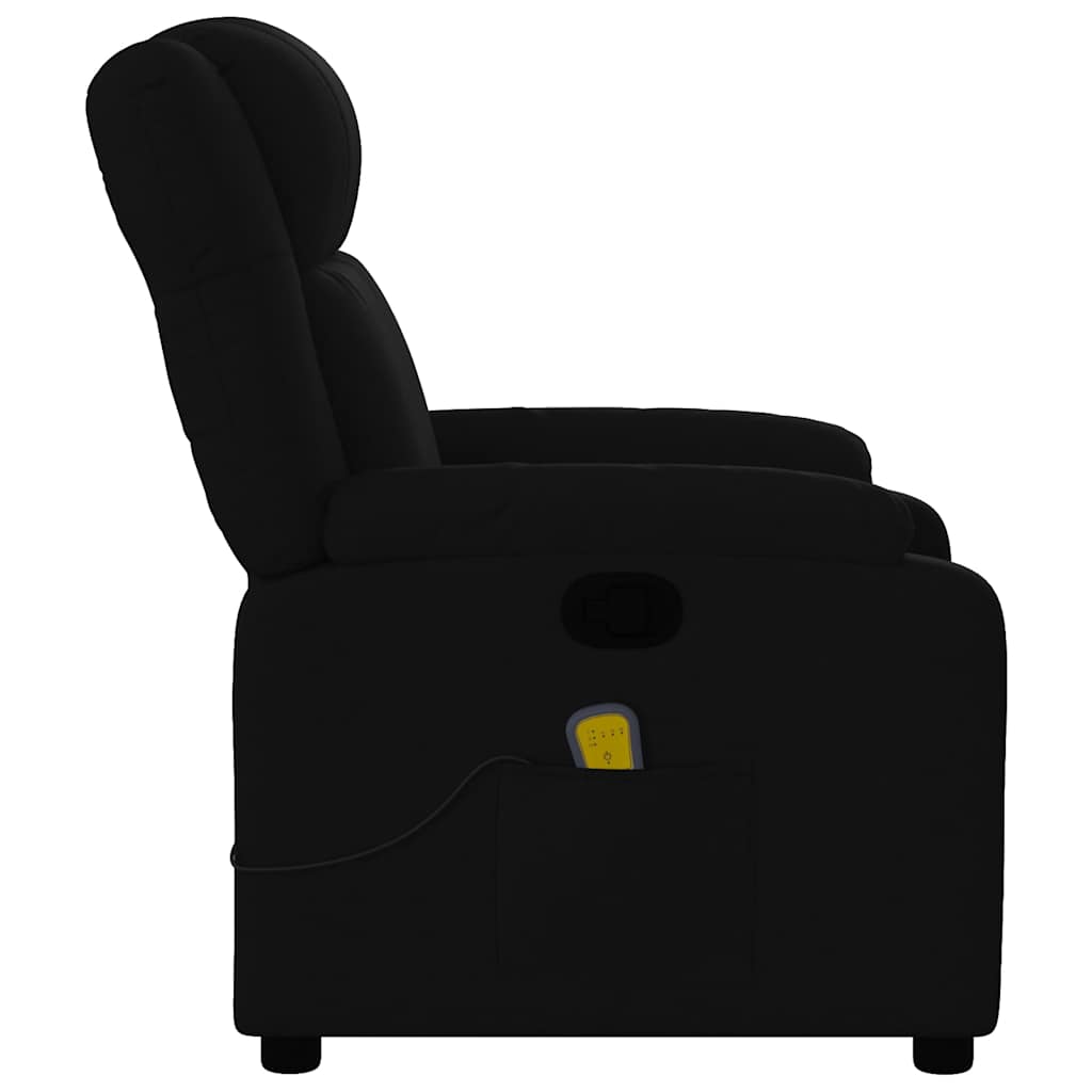 Massage-Relaxsessel, hellgrauer Stoff