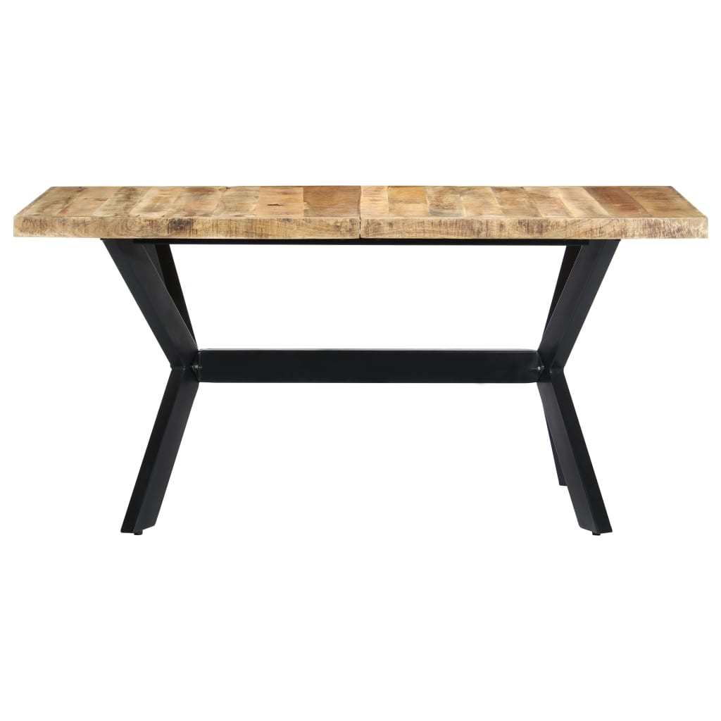 Esstisch Massivholz Mango und Stahlgestell 180 cm