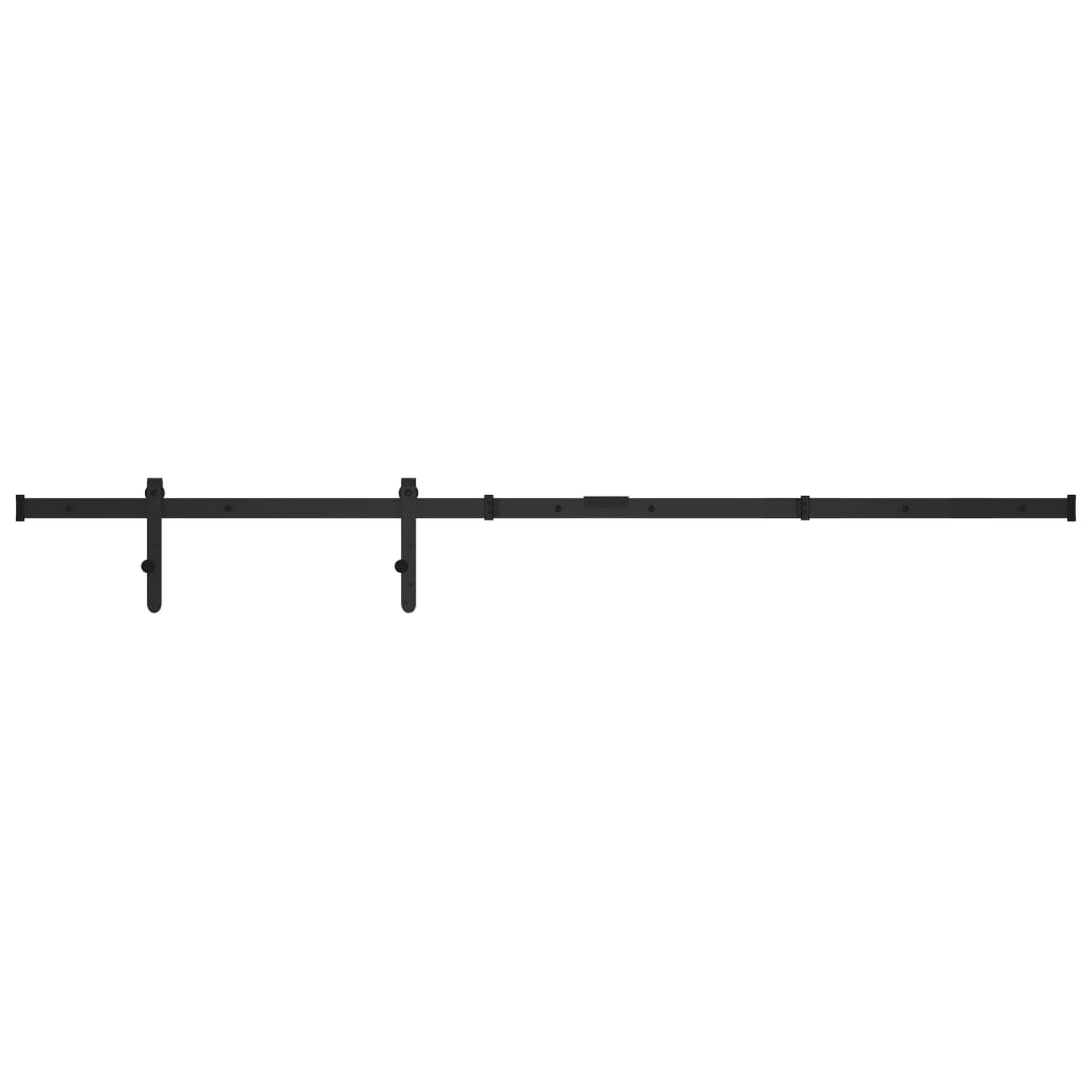 Schiebetürbeschlag Set für Schranktüren 91 cm Karbonstahl
