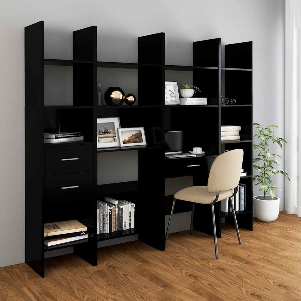Bücherregal Weiß 60x35x180 cm Holzwerkstoff