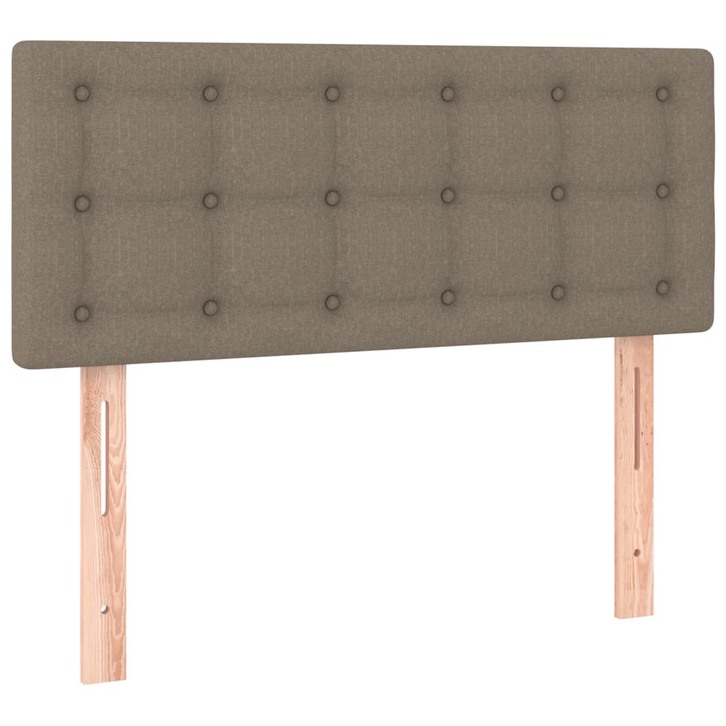 Kopfteil Hellgrau 80x5x118/128 cm Stoff