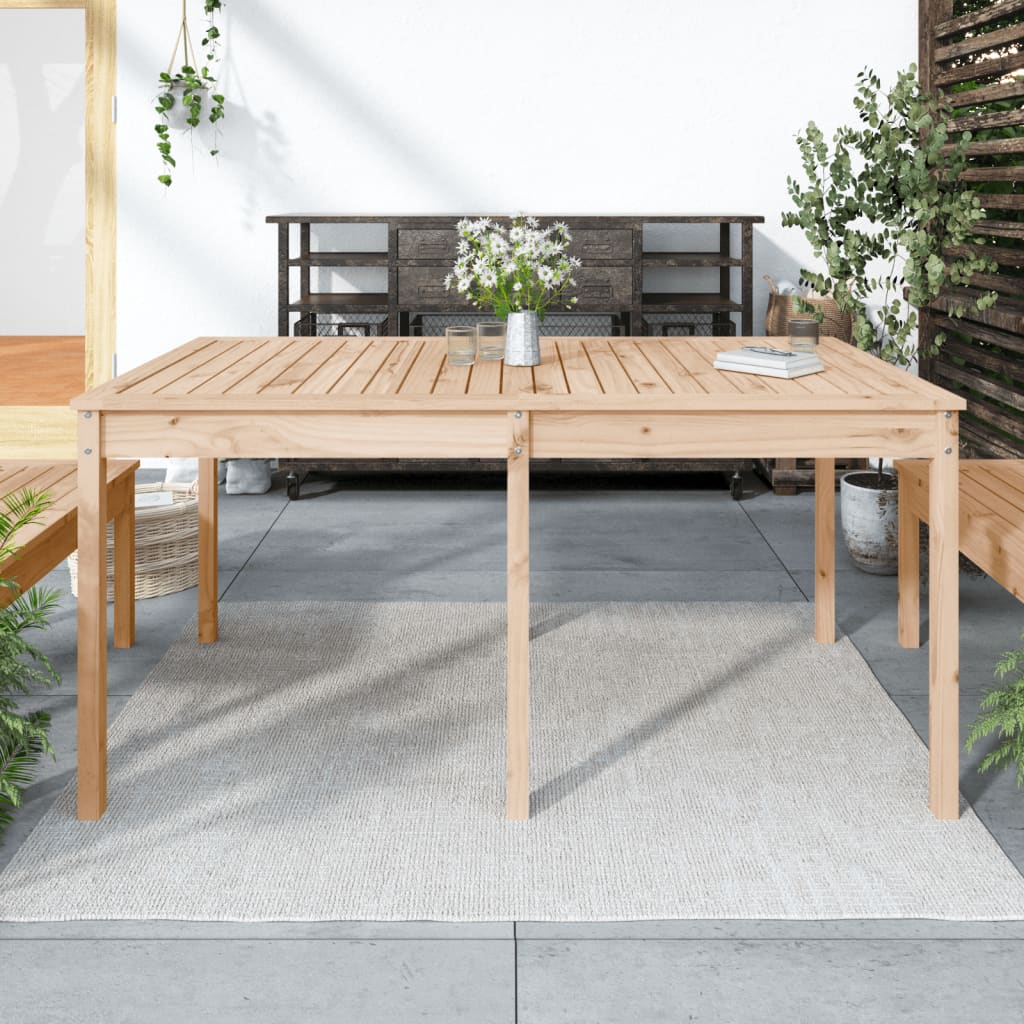 Gartentisch 82,5x82,5x76 cm Massivholz Kiefer