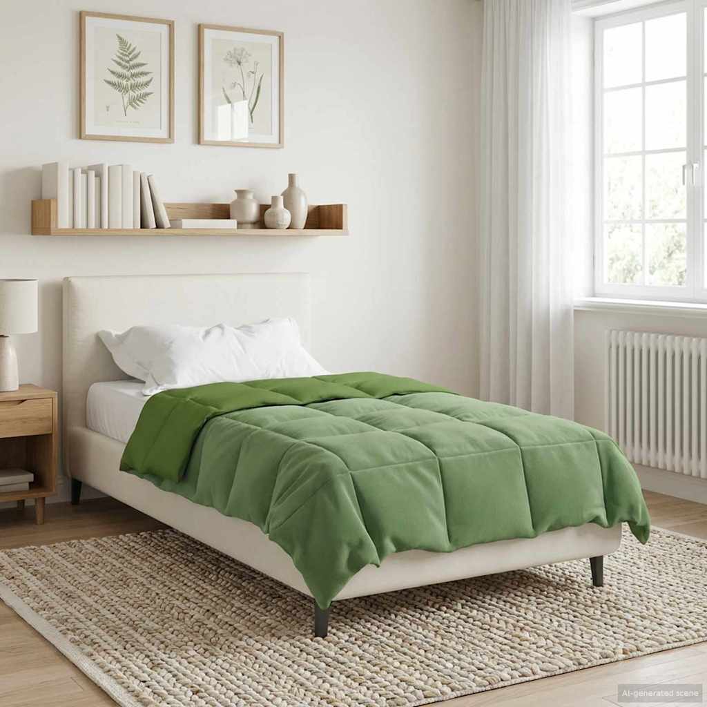 Winterbettdecke Gepolstert Anthrazit 240 x 260 cm Mikrofaser