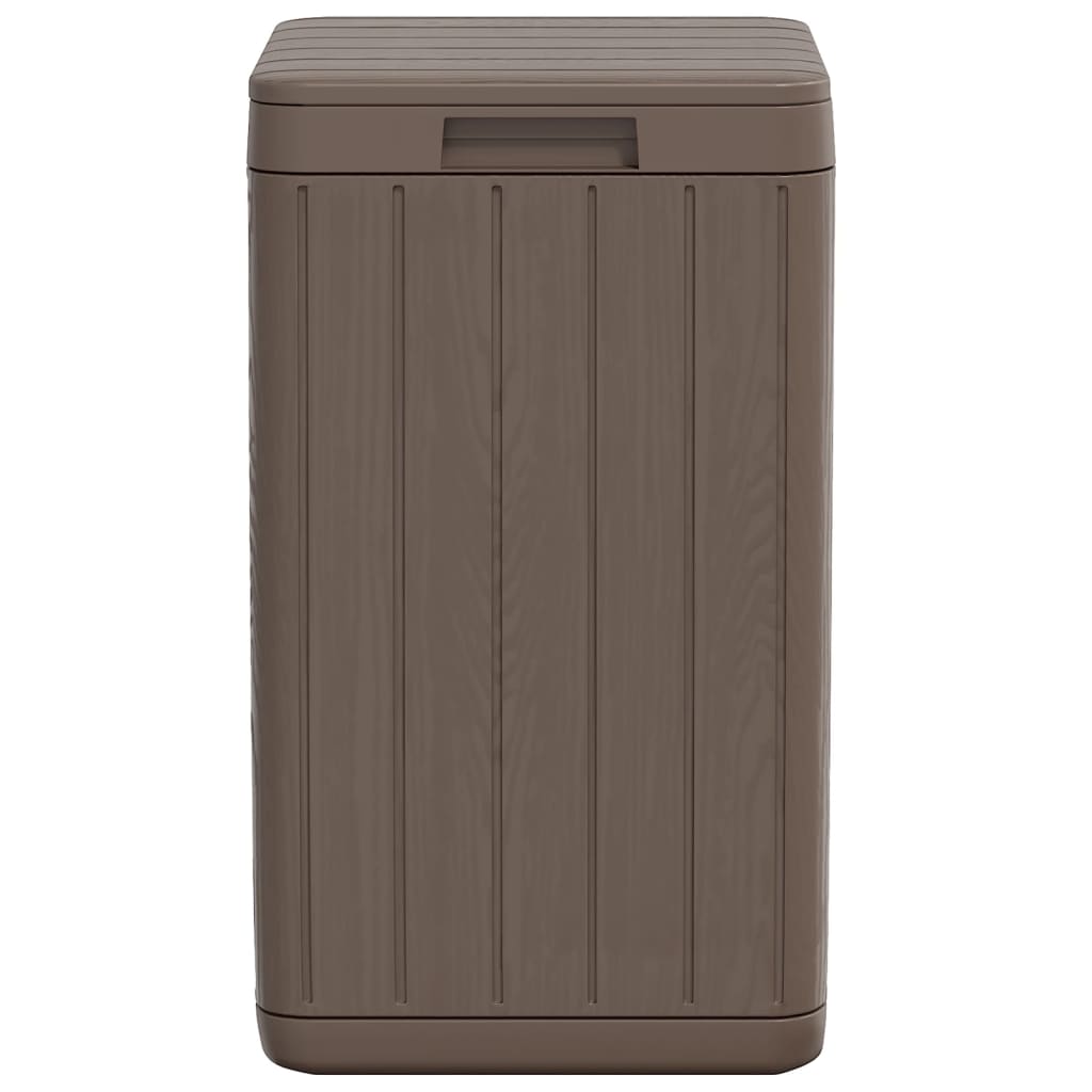 Outdoor-Mülltonne Anthrazit 38x38x65 cm PP