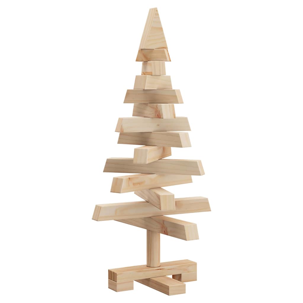 Weihnachtsbäume mit Ständer Natur 60 cm Massivholz Kiefer