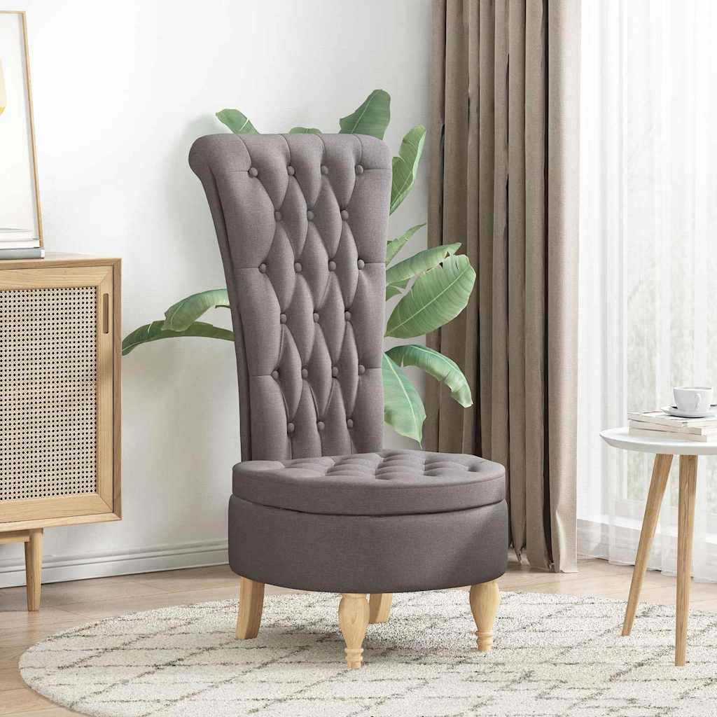 Schlafsessel Hellgrau 56,5 x 70 x 110 cm Stoff