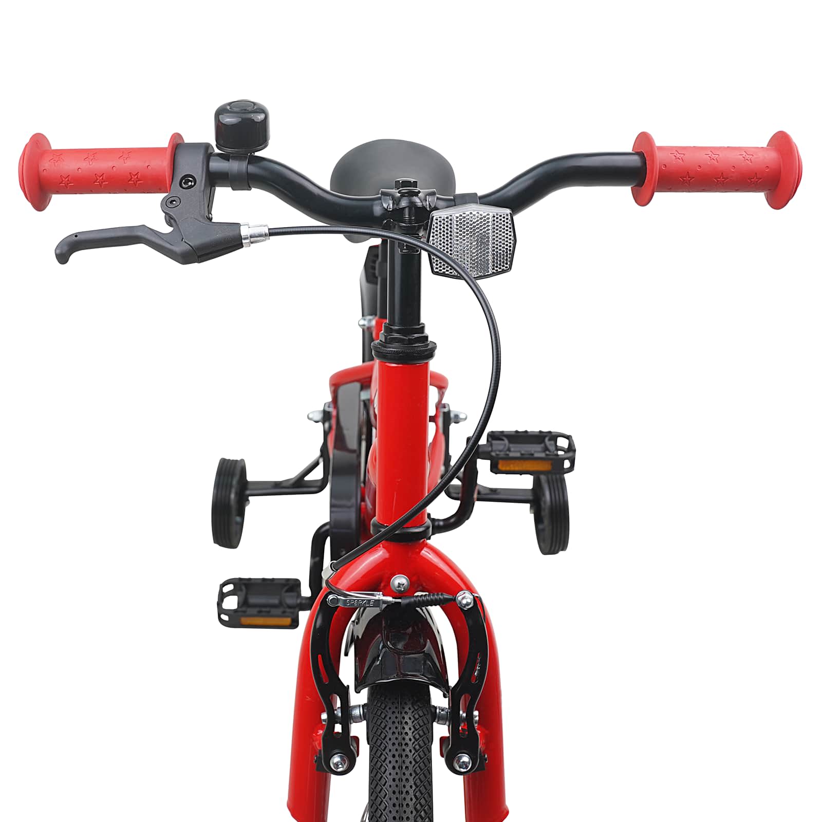 Kinderfahrrad 12 Zoll für 2-4 Jahre alt Schwarz