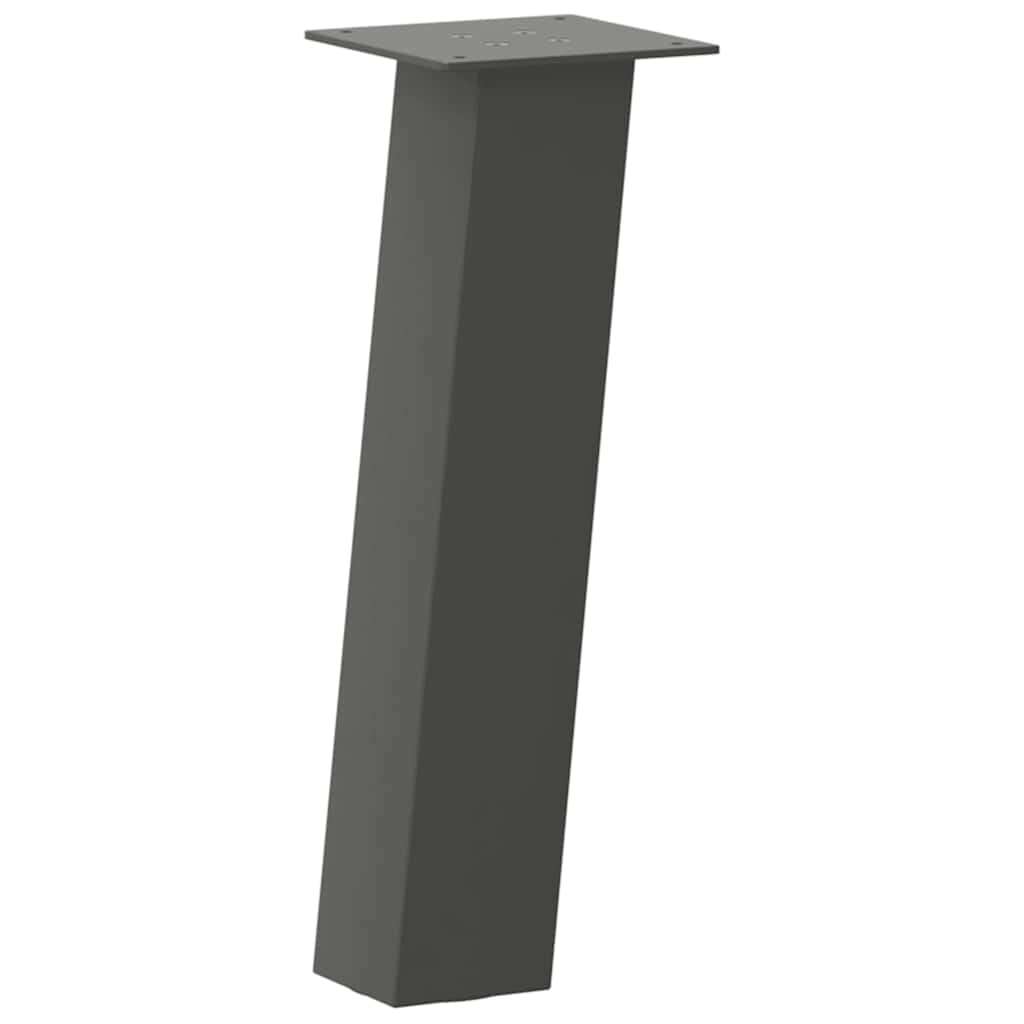 Couchtischbeine 4 Stk. Schwarz 30 cm Stahl