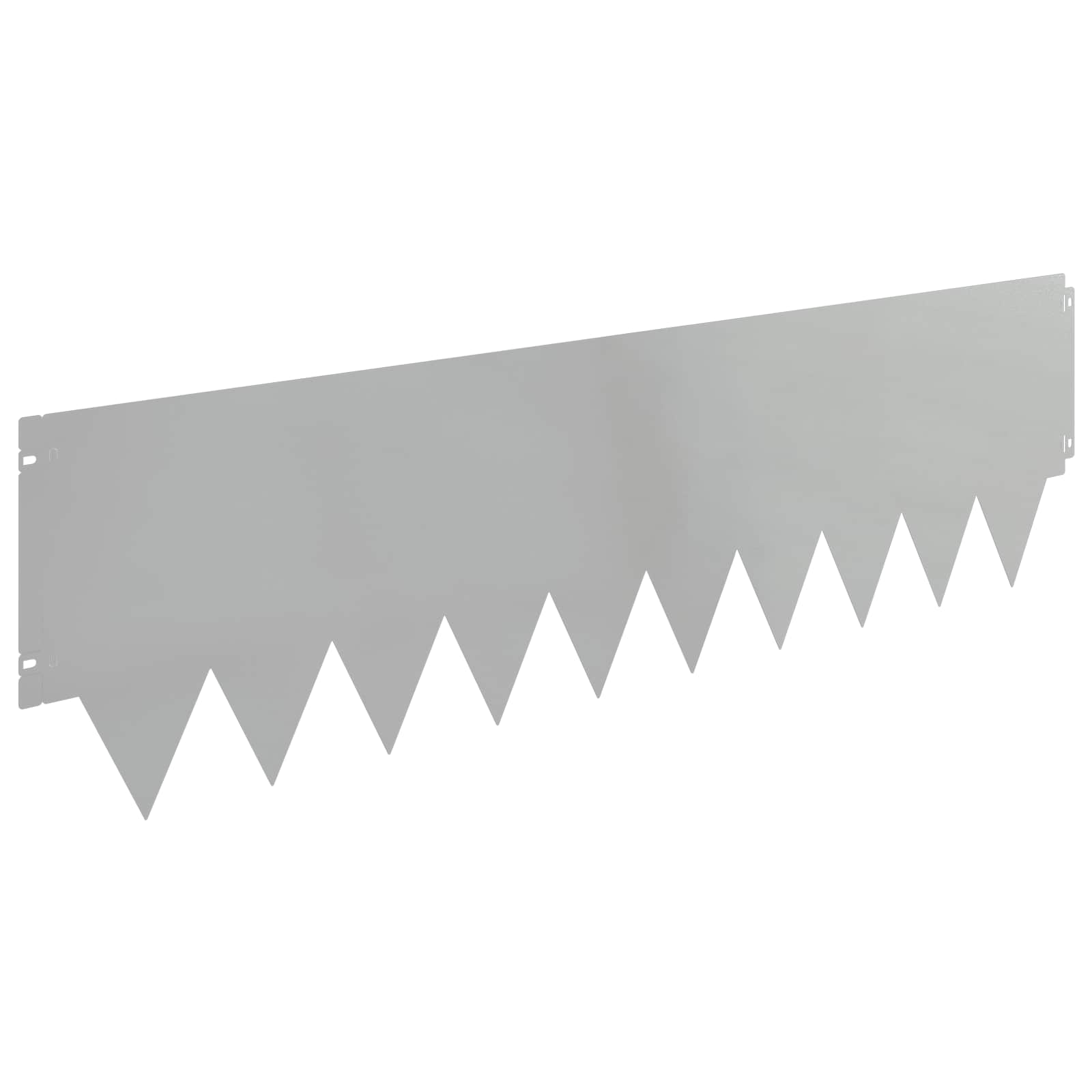 Raseneinfassung 10 pcs Länge Höhe 103 x 15 cm Stahl Schwarz
