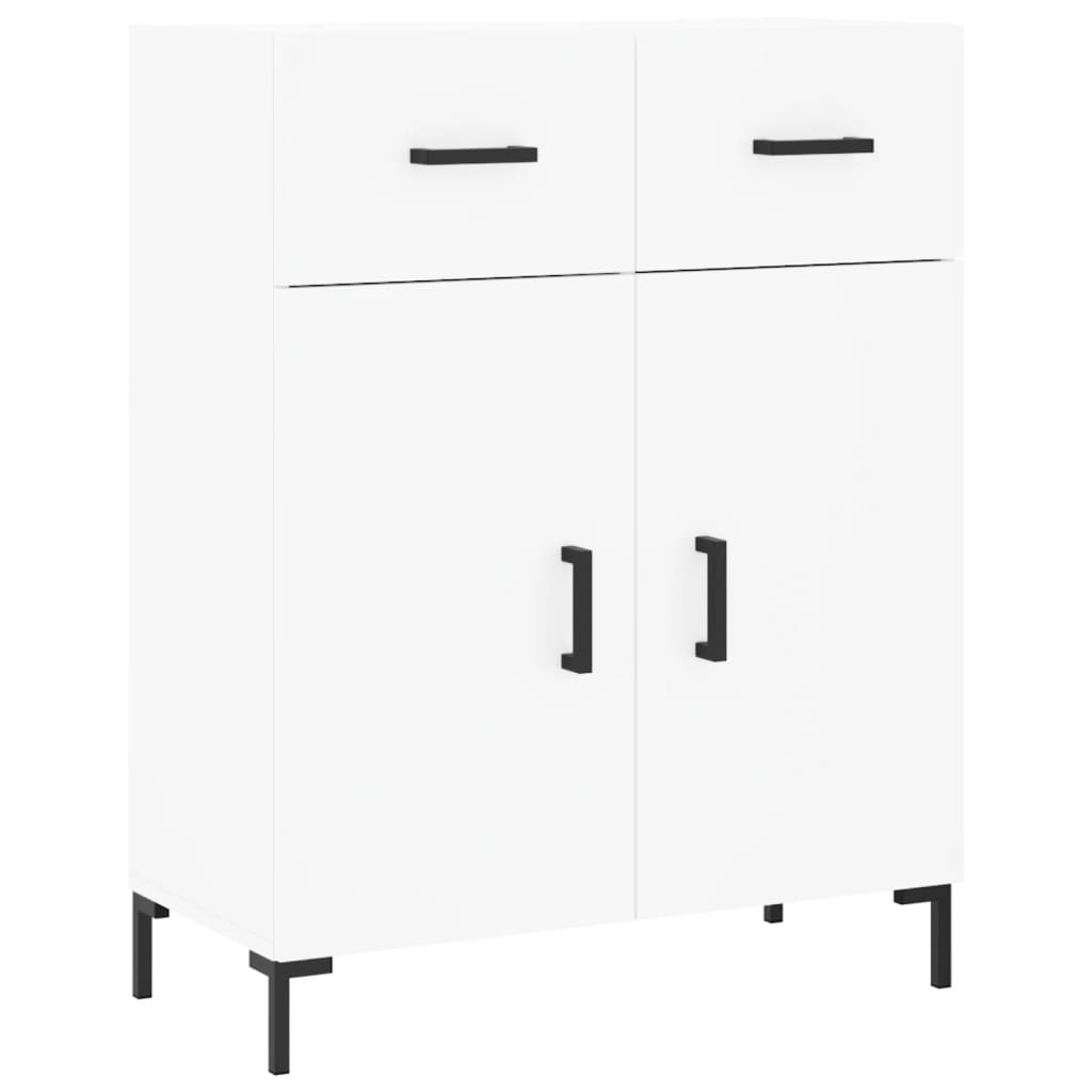 Highboard Betongrau 69,5x34x180 cm Holzwerkstoff