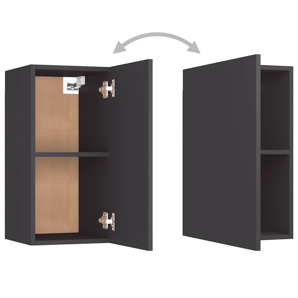 4-tlg. TV-Schrank-Set Weiß Holzwerkstoff