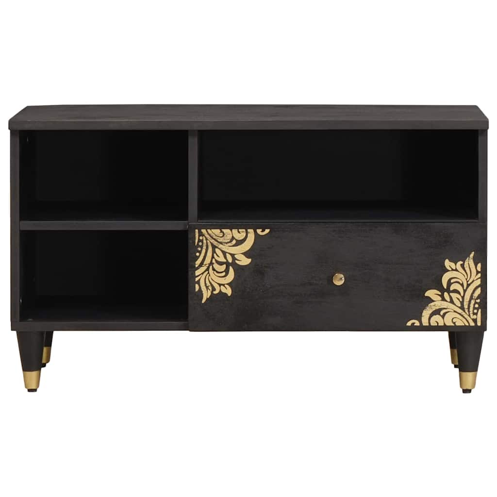 TV-Schränk Honigbraun 80 x 33 x 46 cm Massivholz Mango