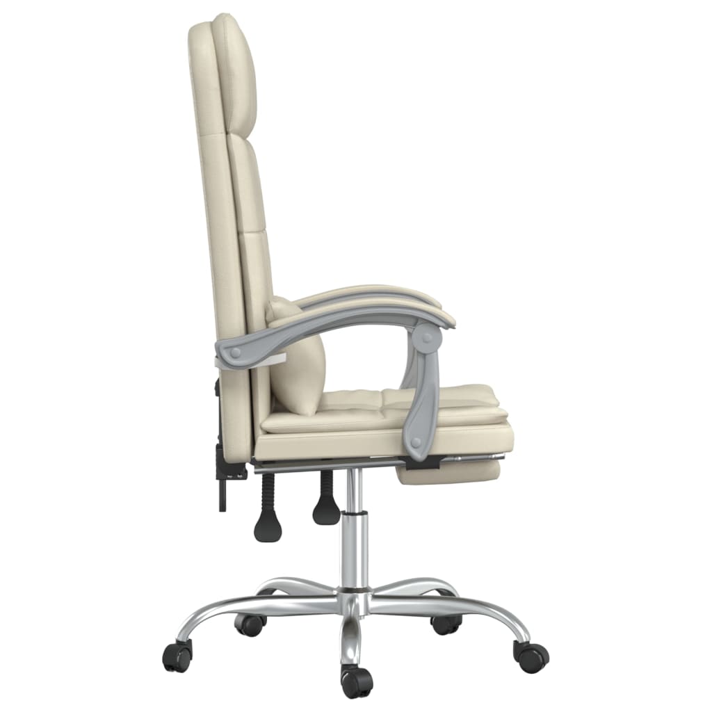 Bürostuhl mit Massagefunktion Schwarz Kunstleder
