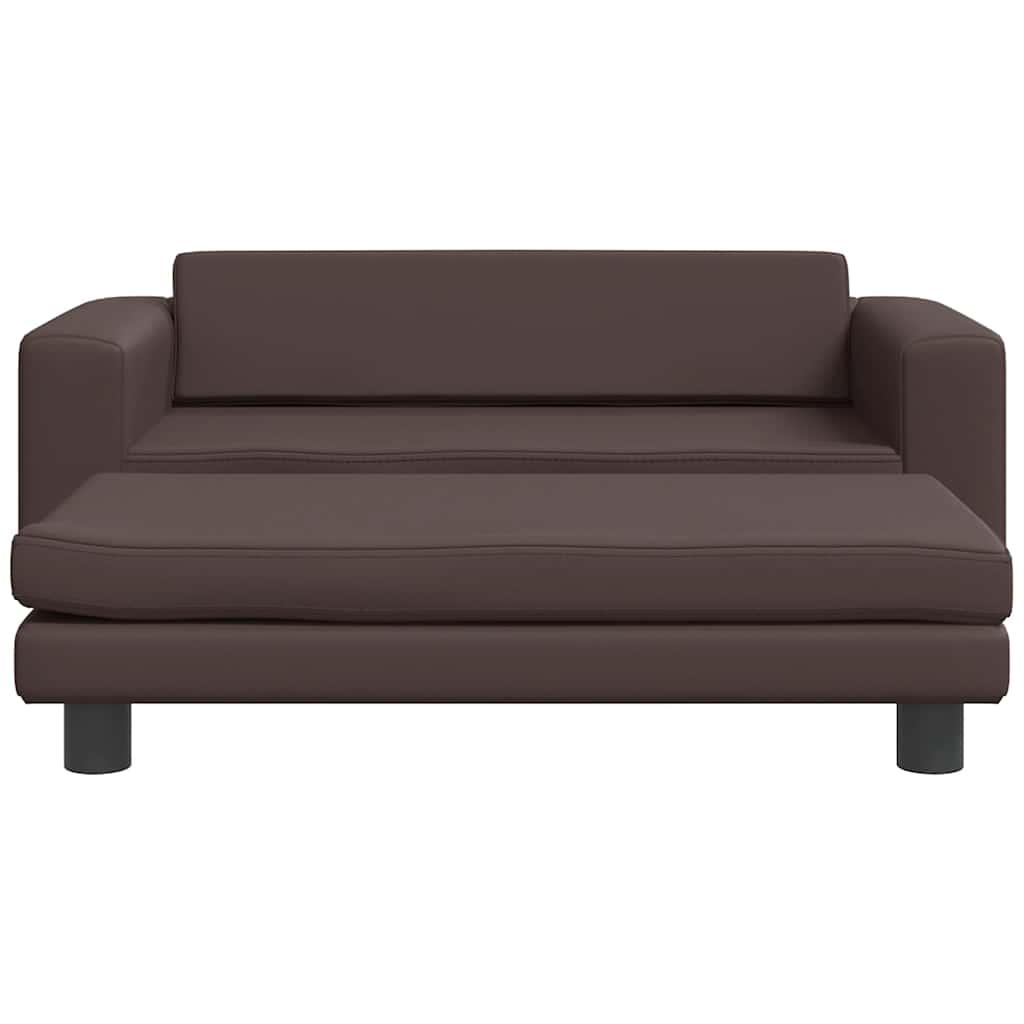 Hundebett mit Verlängerung Creme 100x50x30 cm Samt