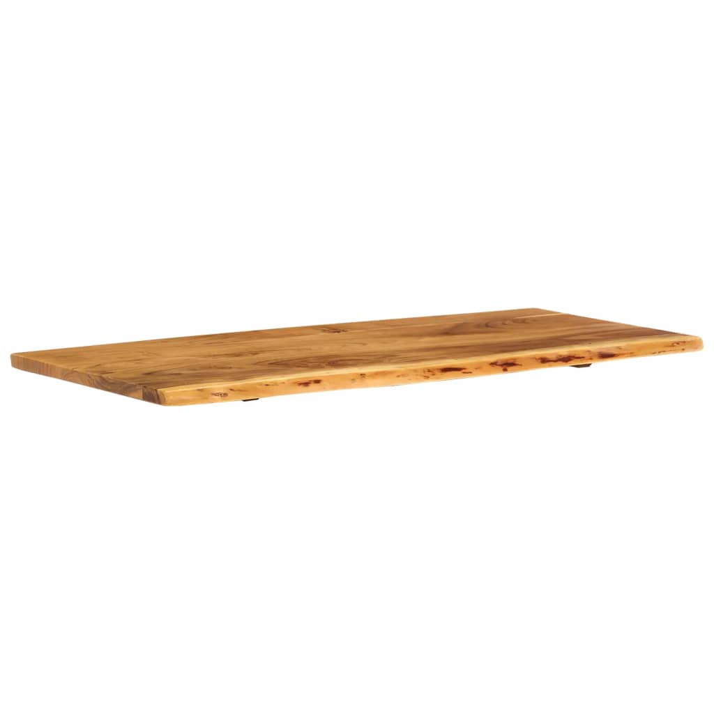 Badezimmer-Waschtischplatte Massivholz Akazie 100x52x2,5 cm
