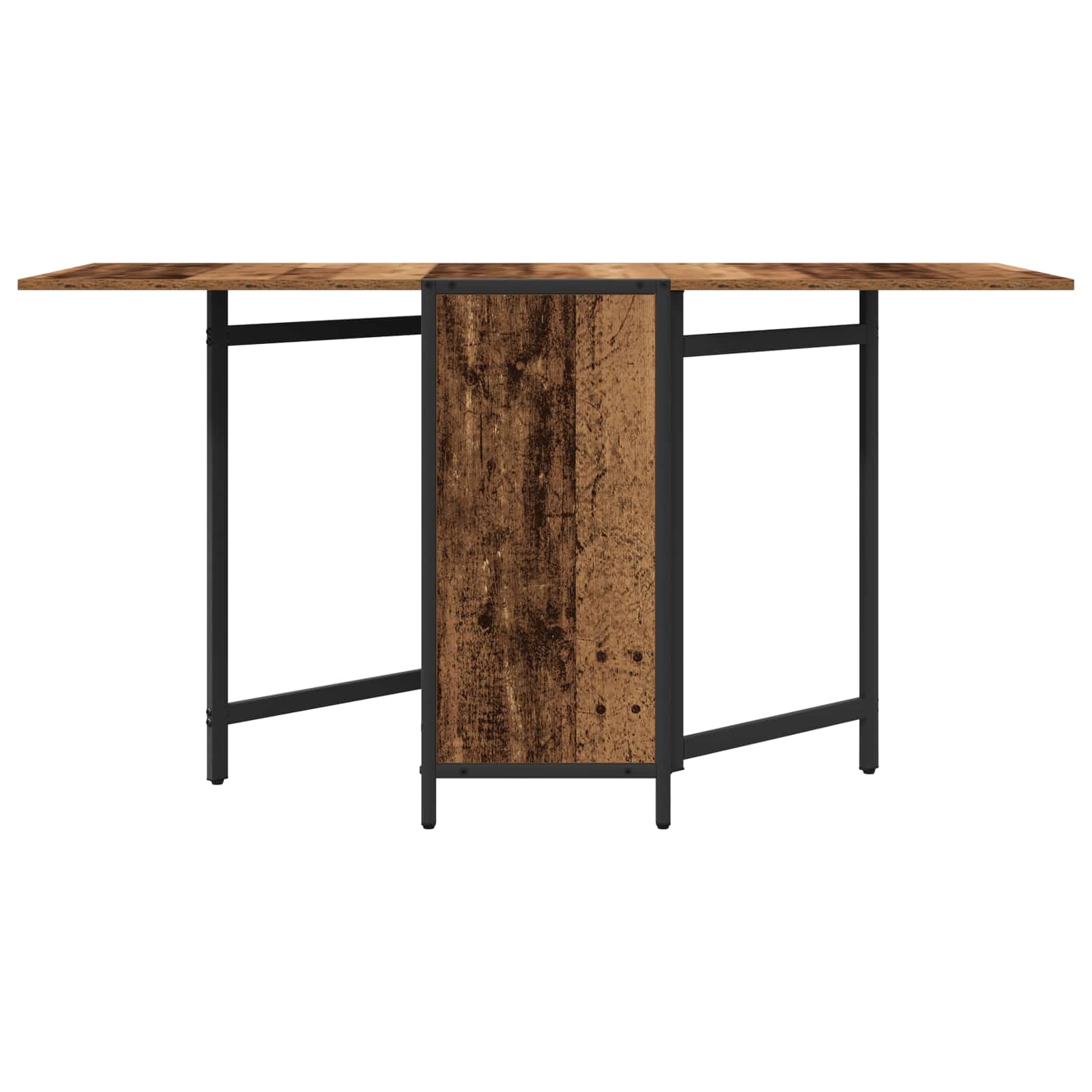 Esstisch 144 x 60 x 75 cm Holzwerkstoff Schwarze Eiche