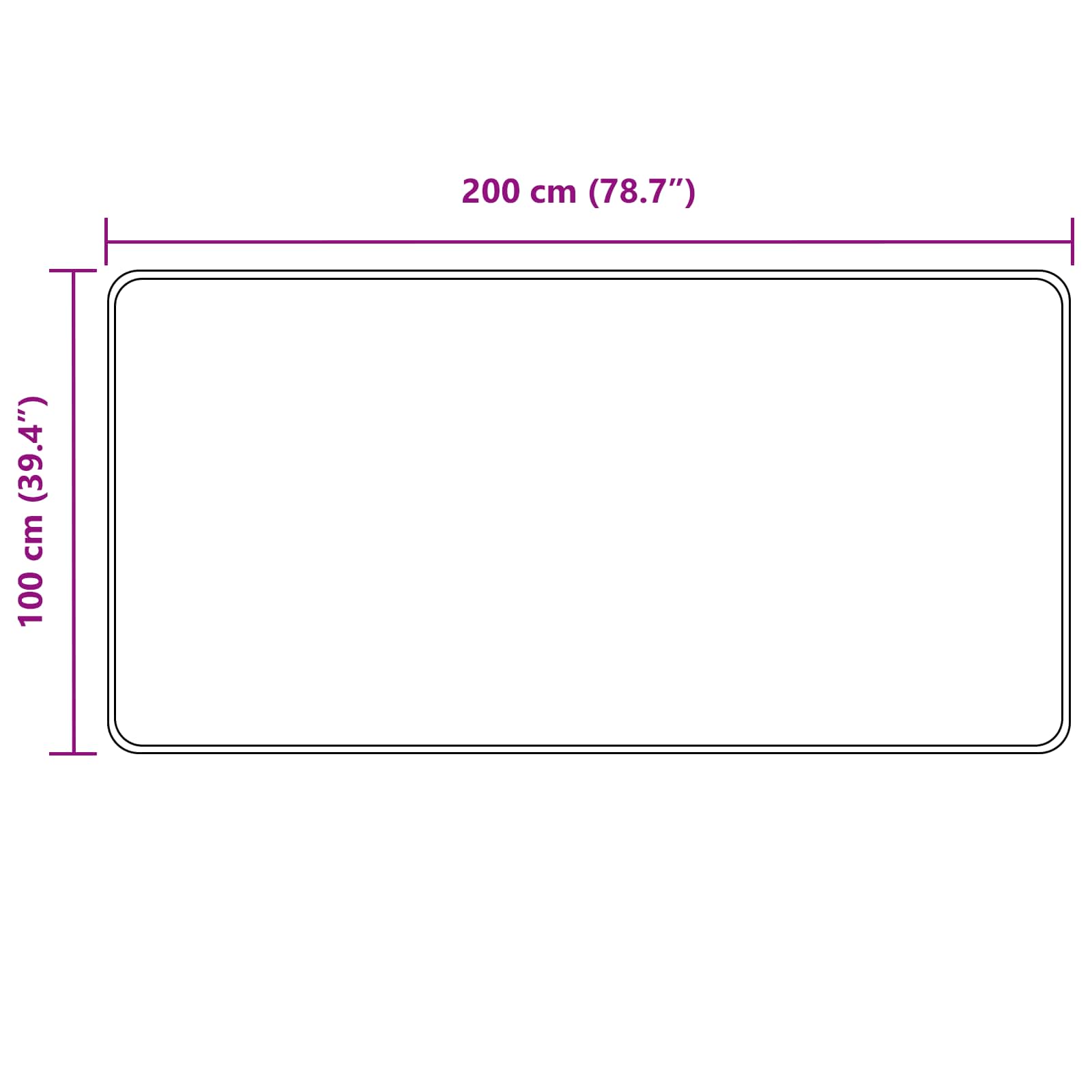 Teppich Waschbar Mehrfarbig 160x230 cm