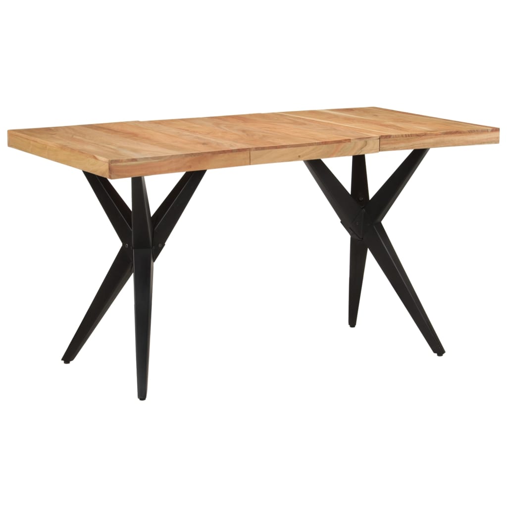 Esstisch 160x80x76 cm Massivholz Akazie