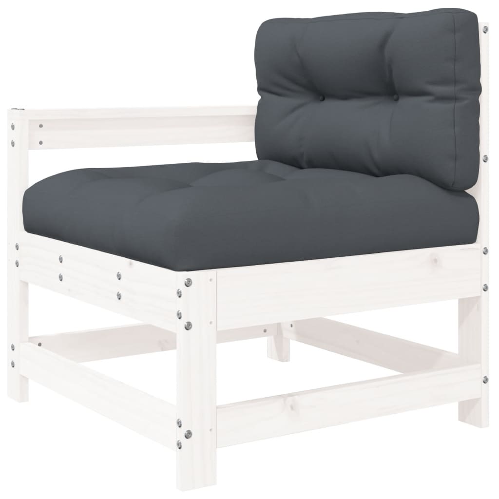 10-tlg. Garten-Lounge-Set mit Kissen Kiefernholz Imprägniert