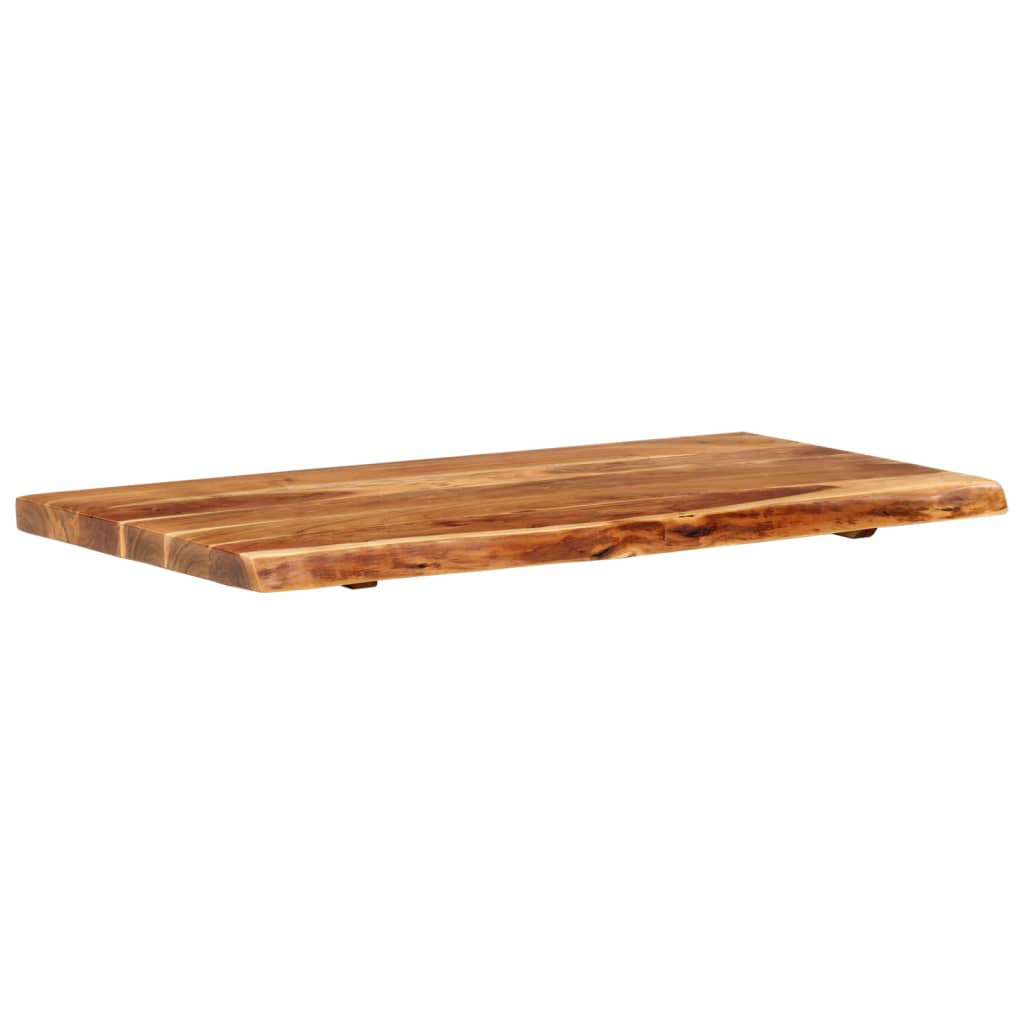 Badezimmer-Waschtischplatte Massivholz Akazie 100x52x2,5 cm
