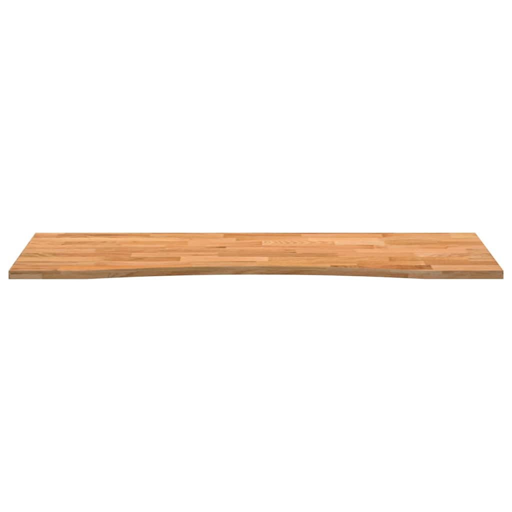 Schreibtischplatte Unbehandelt 80x50x2,5 cm Massivholz Eiche