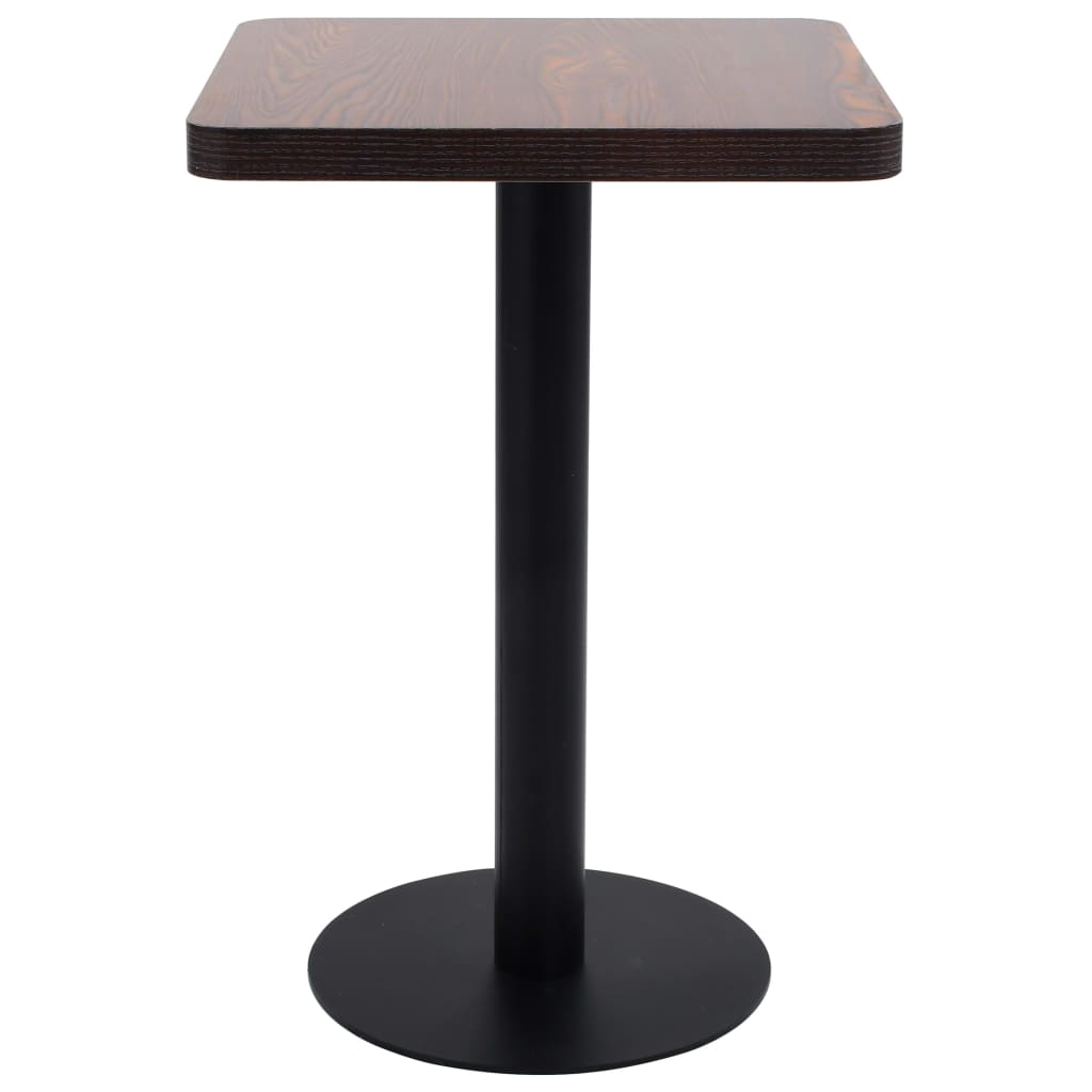 Bistrotisch Hellbraun 50x50 cm MDF