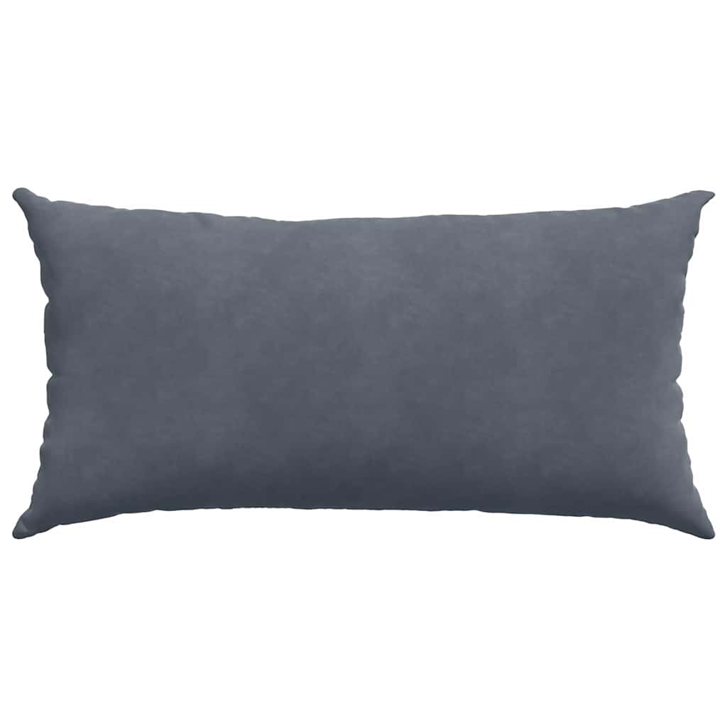 Sofakissen 2 Stück Blau 50 x 30 cm Cordstoff