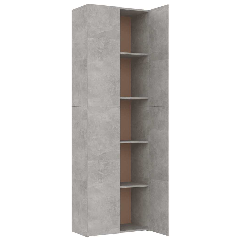 Aktenschrank Weiß 60x32x153 cm Holzwerkstoff