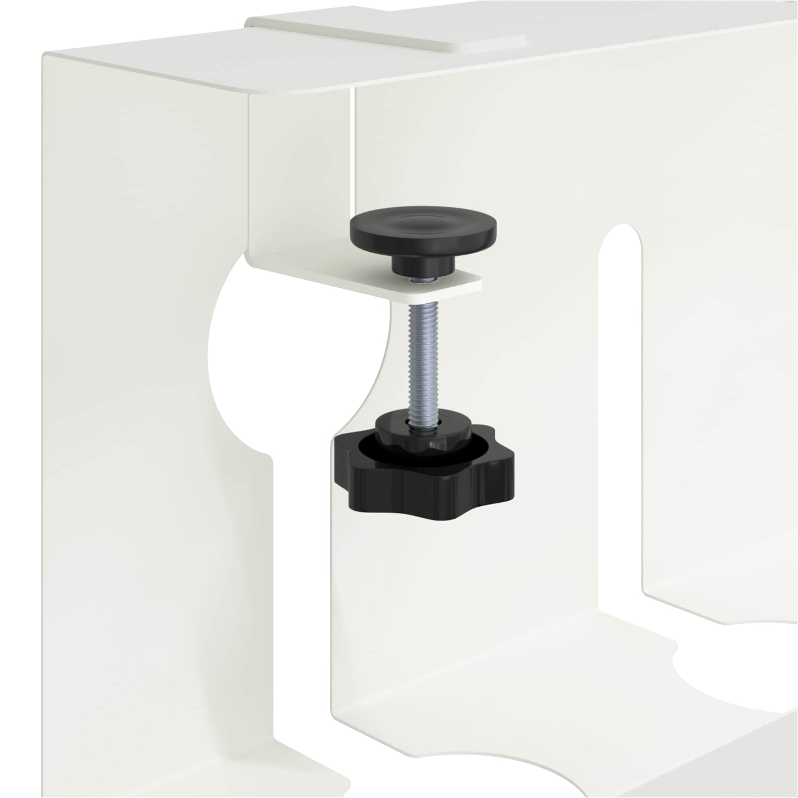 Unter dem Schreibtisch Kabelmanagement Tray 2 Stk. Anthrazit