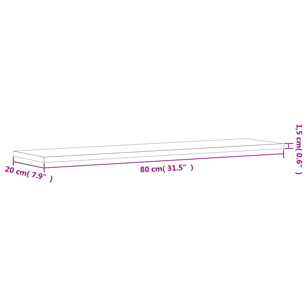 Bücherregal-Bretter 4 Stk. Weiß 40x10x1,5 cm Holzwerkstoff