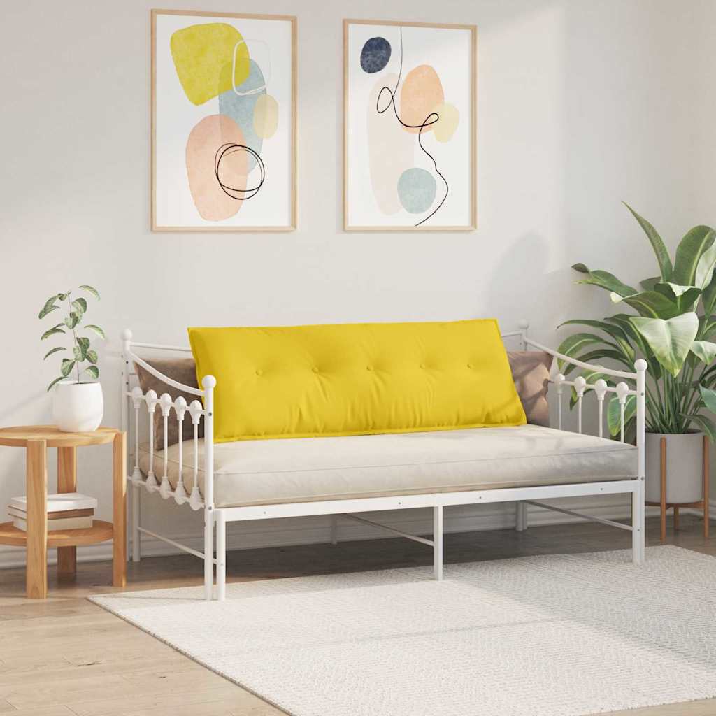 Rückenkissen Hellgrau 50 x 19 x 45 cm Stoff