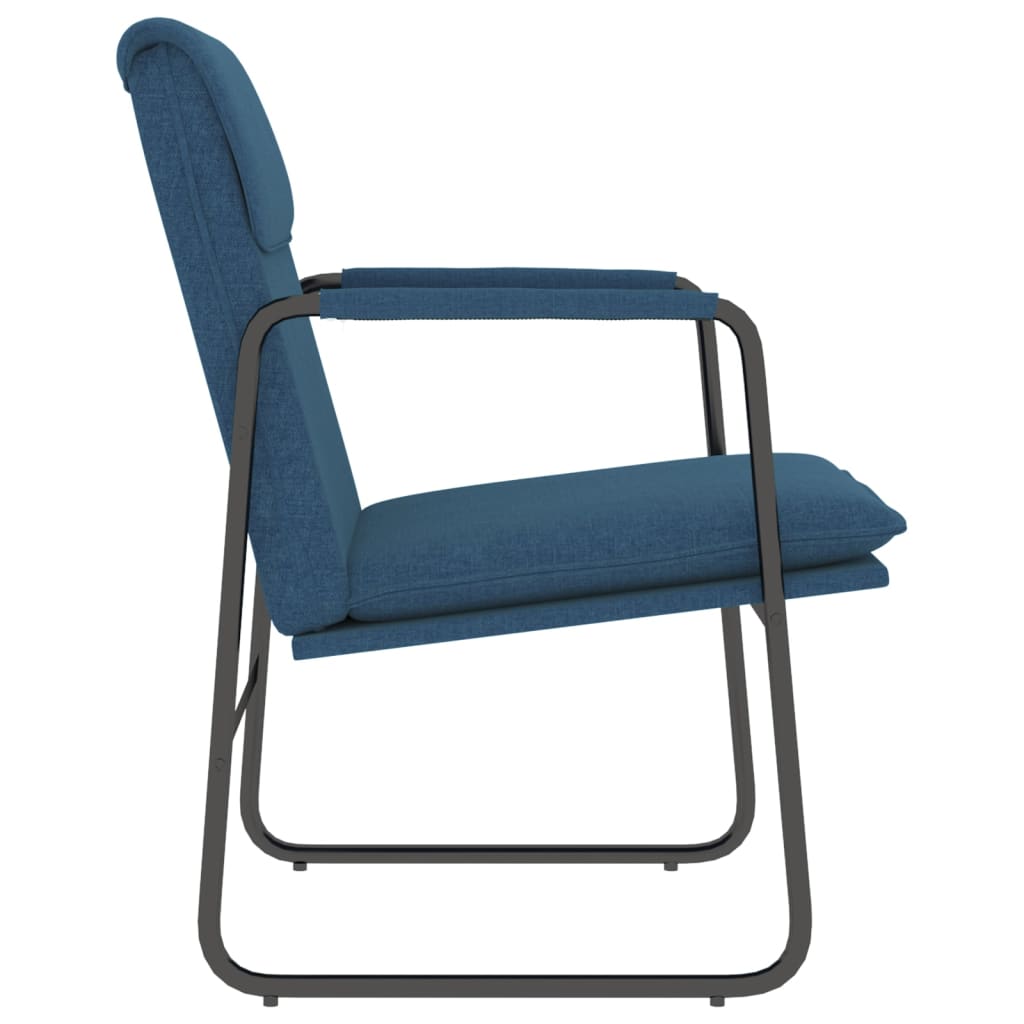 Loungesessel Hellgrau 55x64x80 cm Stoff