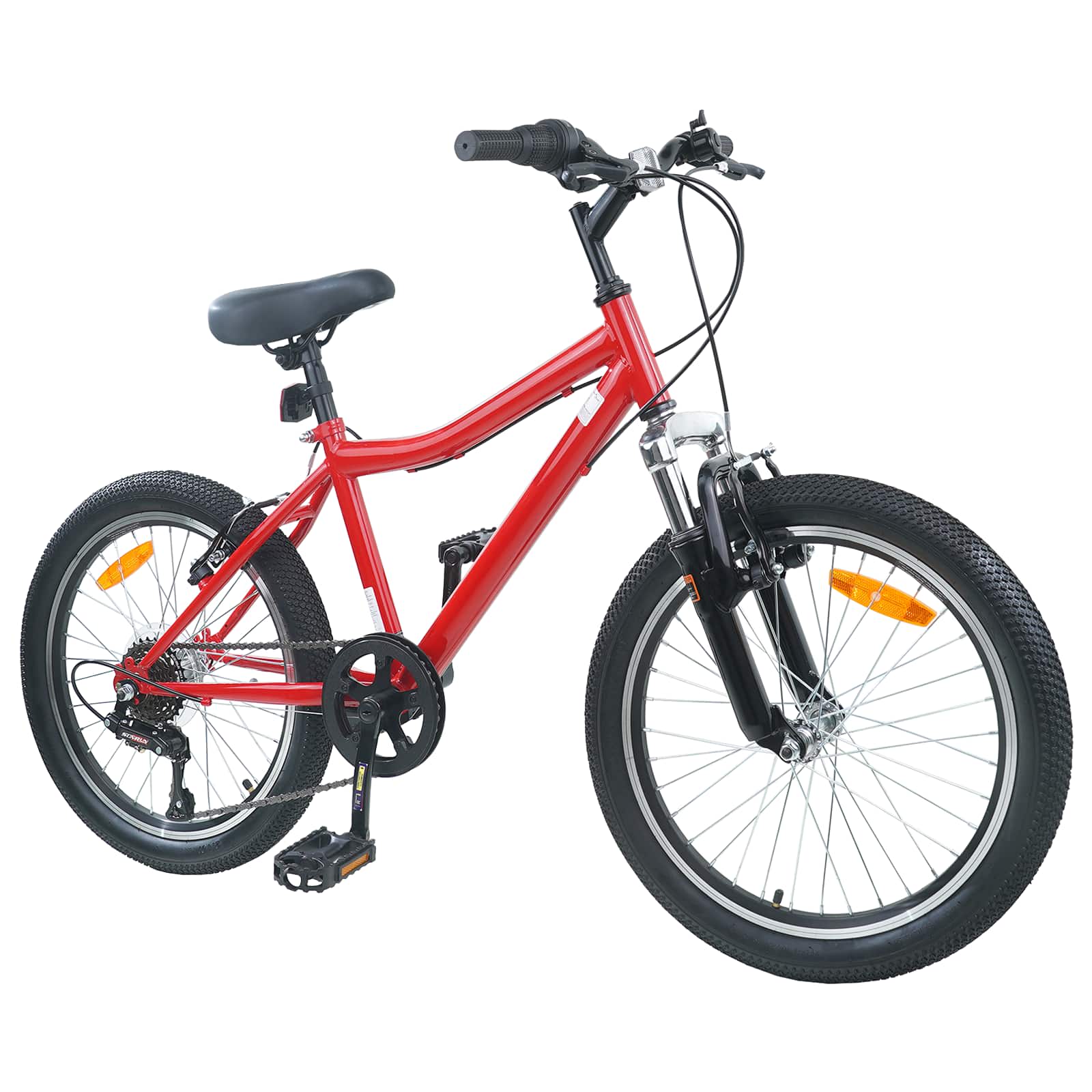 Kinderfahrrad 20 Zoll 6-Speed für 6-11 Jahre alt Schwarz