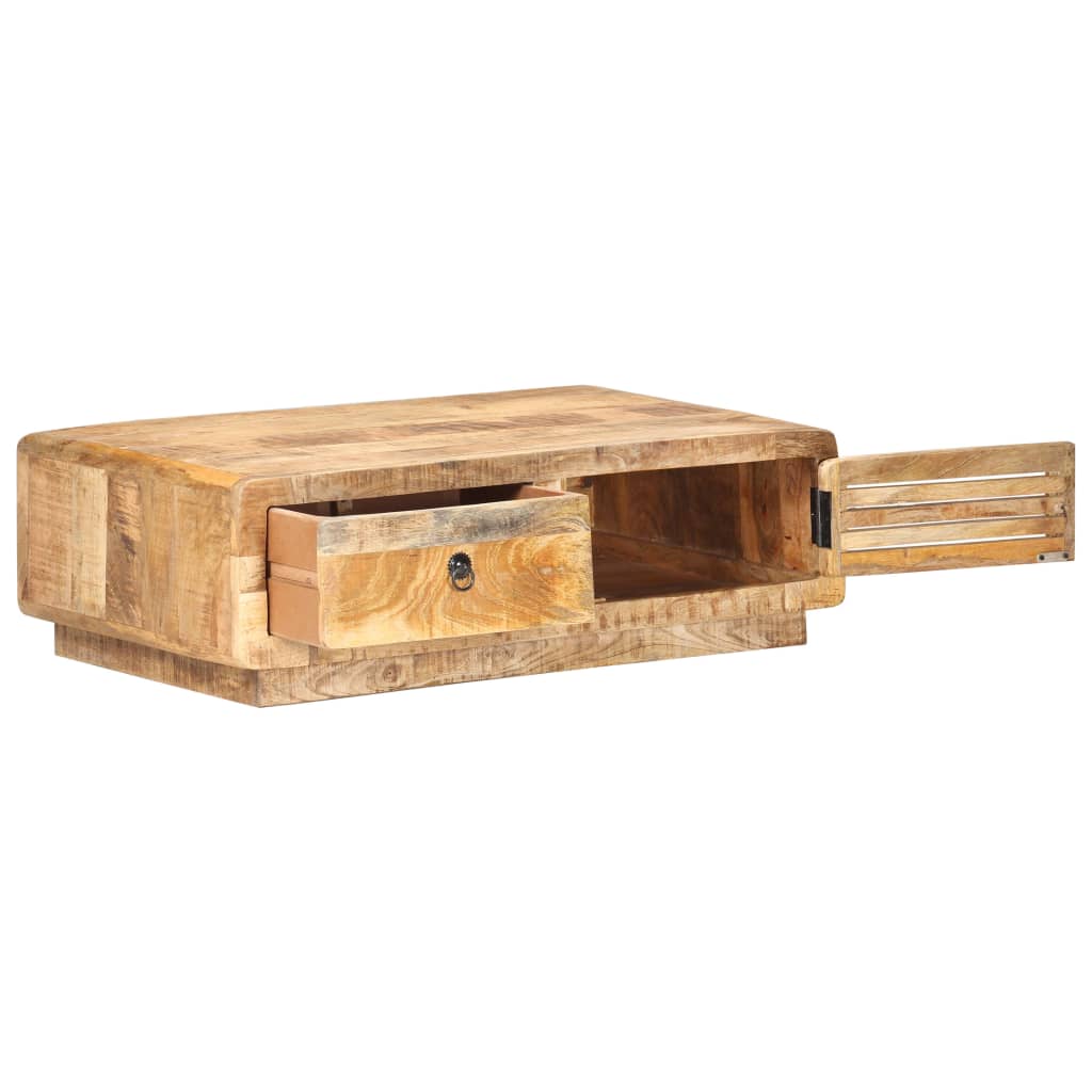 Couchtisch 89x55x29 cm Altholz Massiv