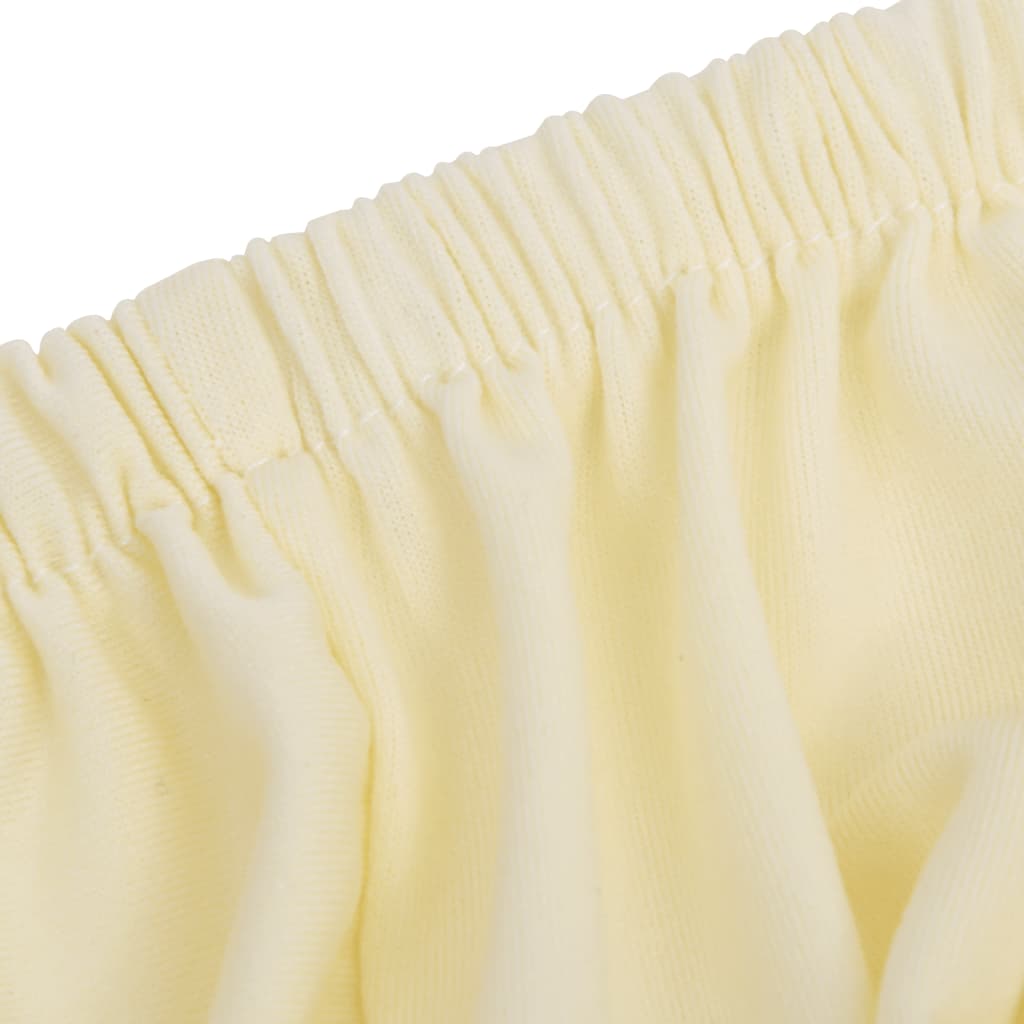 Stretch-Sofahusse Schwarz Polyester-Jersey