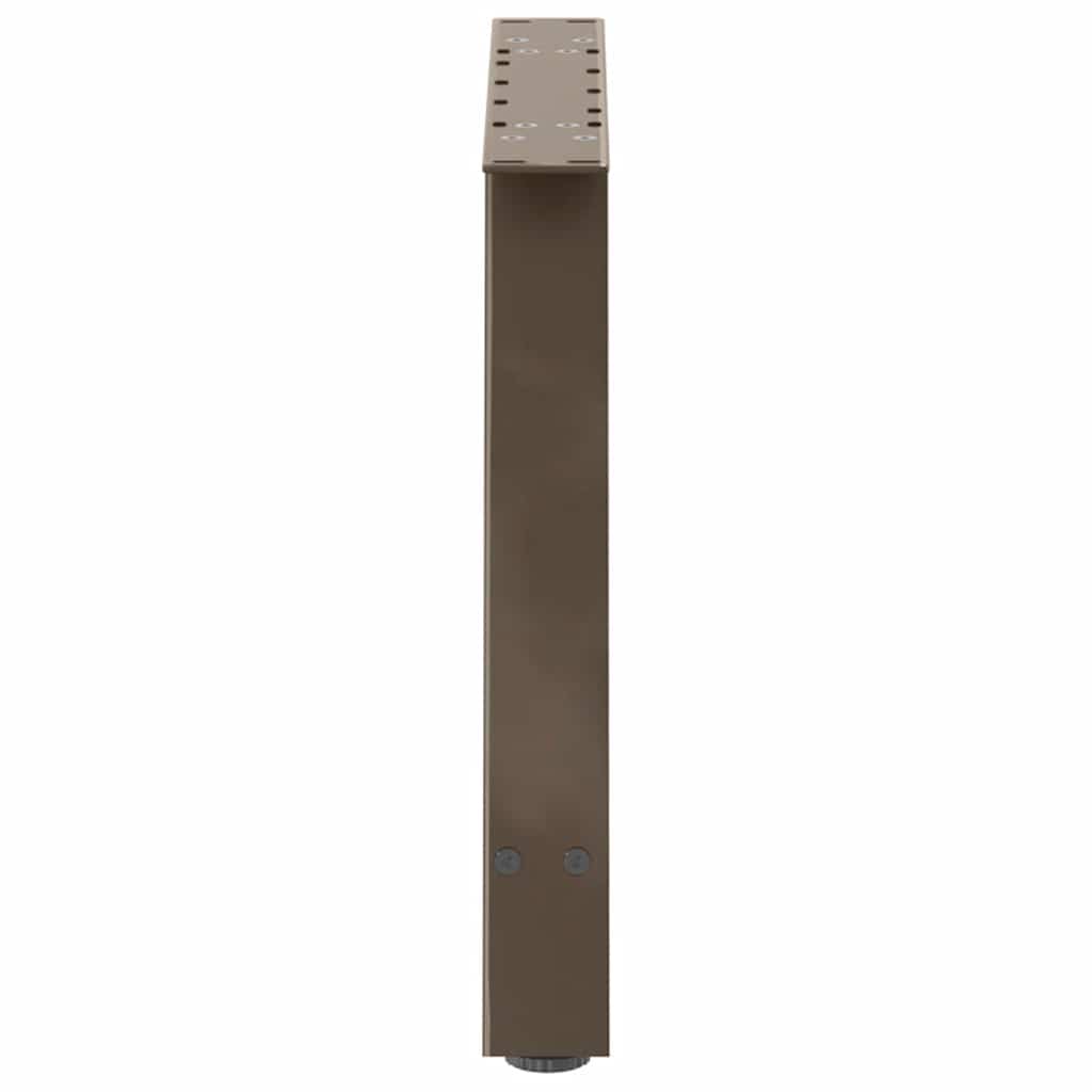 Couchtischbeine A-Form 2 Stk. 30x(30-31) cm Stahl