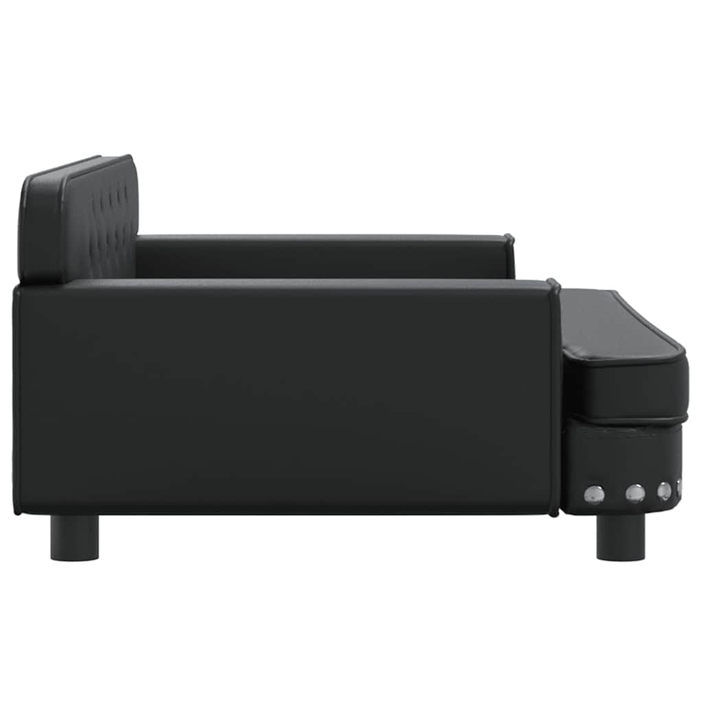 Hundebett Rosa 90x53x30 cm Samt
